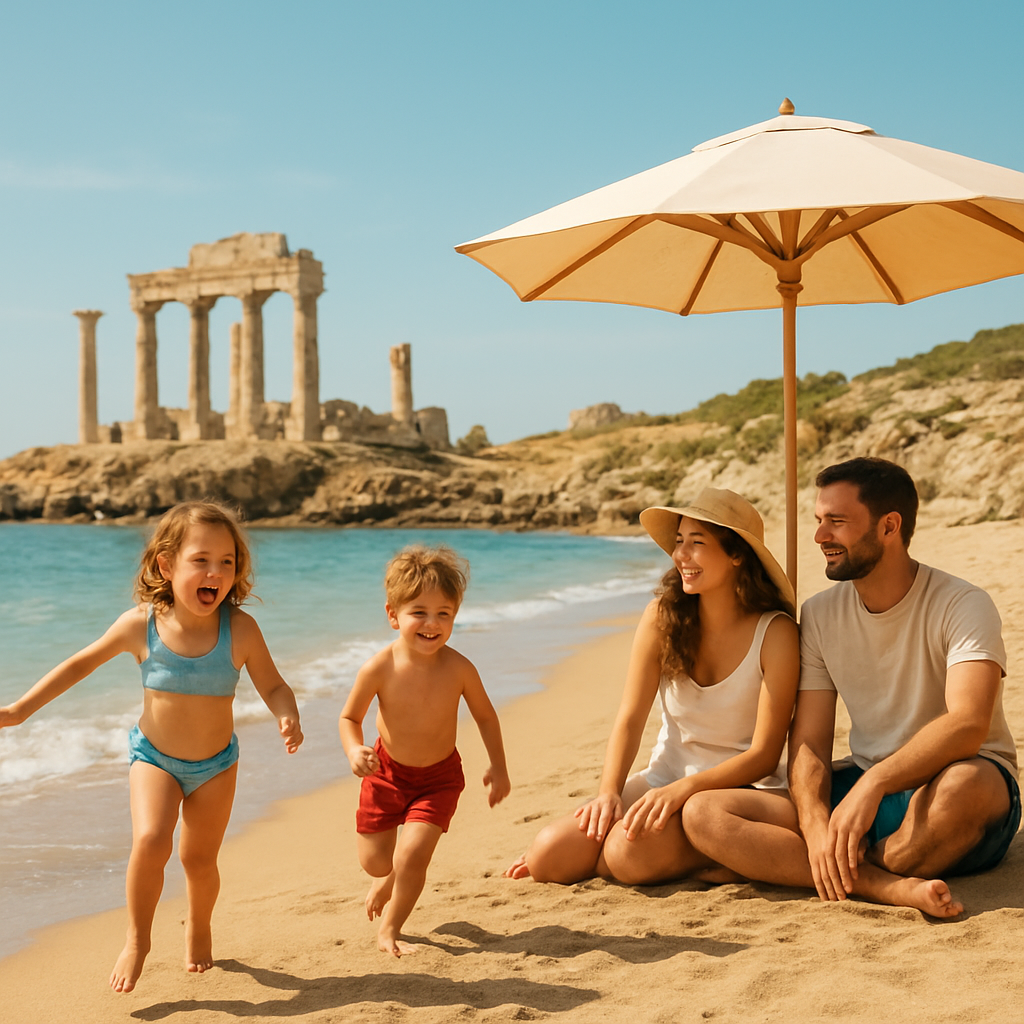 Demre'de Aile Tatili: Çocuklara Eğitim ve Eğlence Bir Arada, Sessizlik ve Huzur