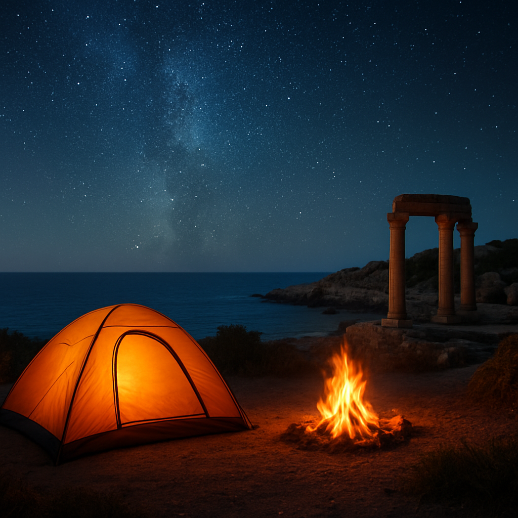 Kaleköy'de Kamp: Doğa ile İç İçe Bir Gece, Antik Atmosferde Uyku